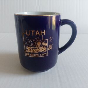 Vintage UTAH STATE Coffee MUG TEA Cup Beehive State